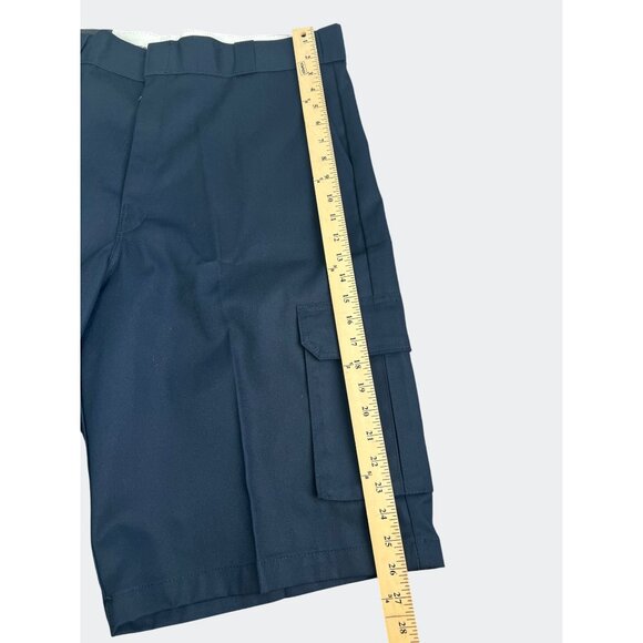 Dickies Mens Navy Blue Cargo Shorts Loose Fit For Casual Or Work Use Size 38 - Picture 6 of 14